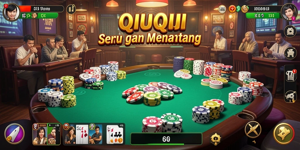 Screenshot gameplay QiuQiu C8VIP yang menarik dan kompetitif.