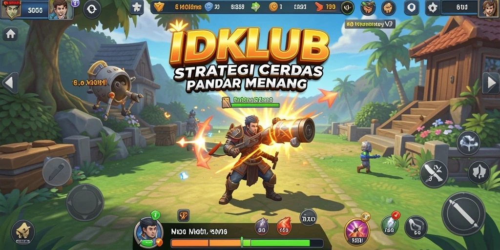 Tampilan gameplay strategis yang menantang di IDKLUB.