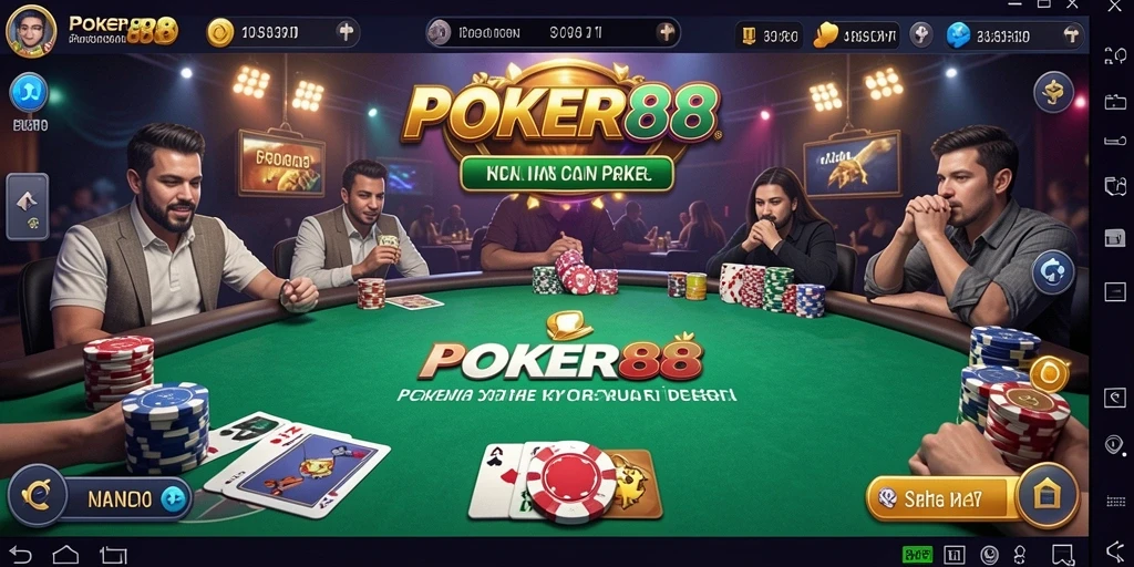 Screenshot POKER88 menampilkan gameplay Idle yang menarik dan interaktif.
