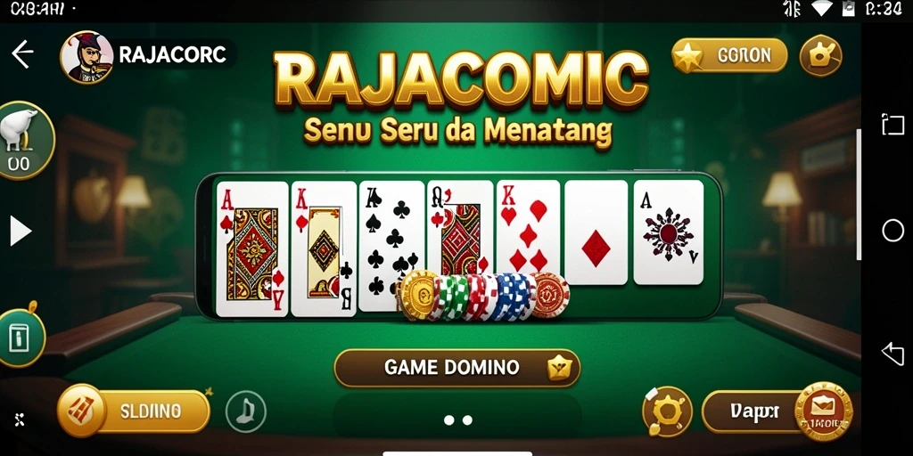 Tampilan gameplay seru dari RAJACORC yang penuh tantangan.