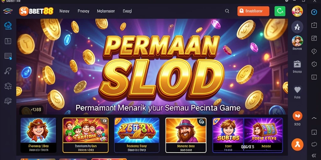 Tampilan gameplay Slot yang seru dan interaktif.