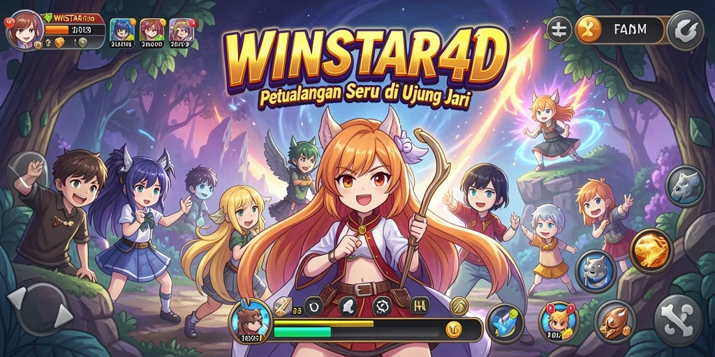 Gameplay mendebarkan di dunia Anime yang penuh warna.